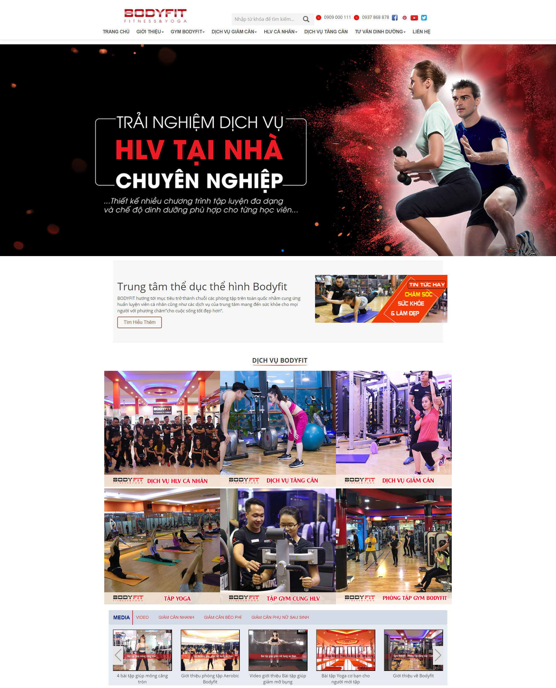 Tính năng của website huấn luyện viên cá nhân